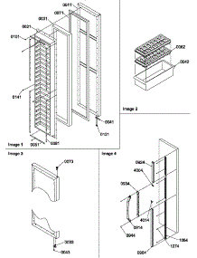 05 - Fz Door And Accessories parts for Amana Refrigerator SX22SL / P1190213W L from AppliancePartsPros.com