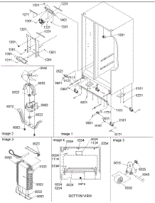 04 - Drain Systems, Rollers, Evaporator parts for Amana Refrigerator SX23VE / P1315401W E from AppliancePartsPros.com