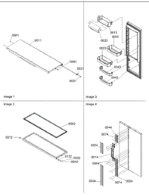 11 - Refrigerator Door & Door Trim And Handle parts for Amana Refrigerator SX23VL / P1315401W L from AppliancePartsPros.com