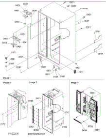 02 - Cabinet Parts & Toe Grille parts for Amana Refrigerator SX26VL / P1315402W L from AppliancePartsPros.com