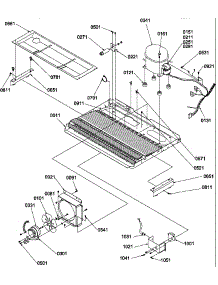 07 - Machine Compartment parts for Amana Refrigerator SX322S2W / P1313801W W from AppliancePartsPros.com