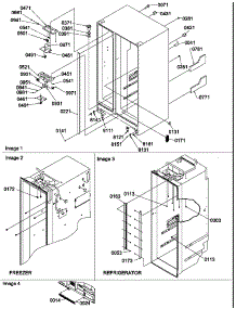 02 - Cabinet Parts And Toe Grille parts for Amana Refrigerator SX322S2W / P1307303W W from AppliancePartsPros.com