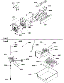 08 - Ice Maker Parts And Add On Ice Maker Kit parts for Amana Refrigerator SX522VE / P1320501W E from AppliancePartsPros.com