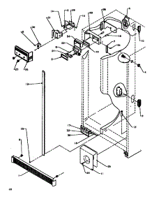 17 - Ref / Fz Controls & Cabinet parts for Amana Refrigerator SXD19NW / P1168802W W from AppliancePartsPros.com