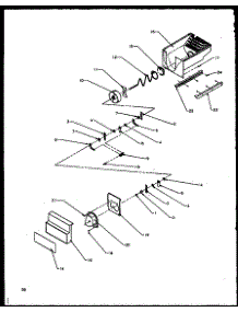02 - Crushed Ice Bucket parts for Amana Refrigerator SXD20NL / P1162504W L from AppliancePartsPros.com