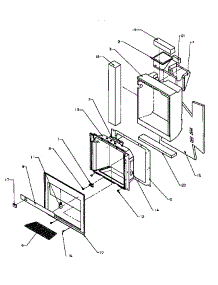08 - Ice And Water Cavity parts for Amana Refrigerator SXD20Q2L / P1162508W L from AppliancePartsPros.com