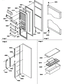 10 - Ref Door parts for Amana Refrigerator SXD20TL / P1302901W L from AppliancePartsPros.com