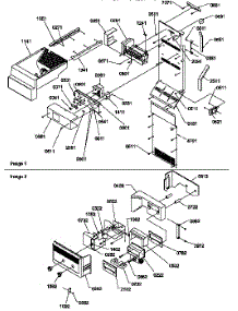 08 - Ice Maker / Control Assy parts for Amana Refrigerator SXD20TW / P1302901W W from AppliancePartsPros.com