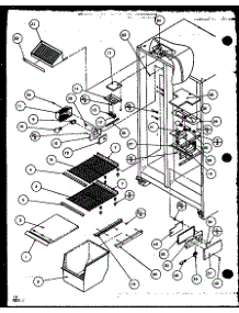 08 - Fz Shelving And Ref Light parts for Amana Refrigerator SXD22MG / P1120803W G from AppliancePartsPros.com