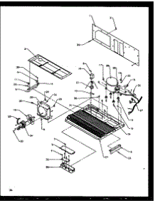 12 - Machine Compartment parts for Amana Refrigerator SXD22NL / P1162405W L from AppliancePartsPros.com