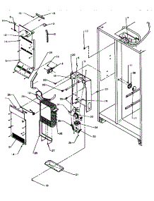 04 - Evap And Air Handling parts for Amana Refrigerator SXD22Q2W / P1181308W W from AppliancePartsPros.com