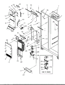05 - Evap And Air Handling Parts parts for Amana Refrigerator SXD22S2E / P1190416W E from AppliancePartsPros.com