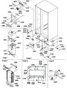 03 - Drain System, Rollers, And Evap Assy parts for Amana Refrigerator SXD22S2L / P1303503W L from AppliancePartsPros.com