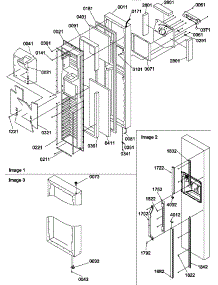 04 - Fz Door parts for Amana Refrigerator SXD22S2W / P1303503W W from AppliancePartsPros.com