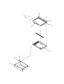 03 - Deli Drawers parts for Amana Refrigerator SXD22S2W / P1190416W W from AppliancePartsPros.com
