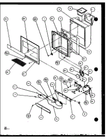 07 - Ice And Water Cavity parts for Amana Refrigerator SXD25J / P1104001W from AppliancePartsPros.com