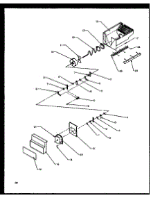 03 - Crushed Ice Bucket parts for Amana Refrigerator SXD25NPE / P1162407W E from AppliancePartsPros.com