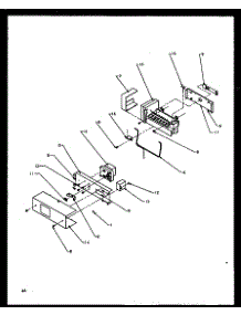 11 - Ice Maker parts for Amana Refrigerator SXD25NPE / P1162407W E from AppliancePartsPros.com
