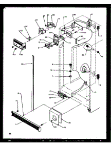 17 - Ref / Fz Controls And Cabinet Parts parts for Amana Refrigerator SXD25NPE / P1162407W E from AppliancePartsPros.com