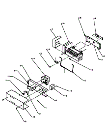 10 - Ice Maker parts for Amana Refrigerator SXD25NPE / P1162420W E from AppliancePartsPros.com