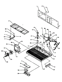 11 - Machine Compartment parts for Amana Refrigerator SXD25NPE / P1162420W E from AppliancePartsPros.com
