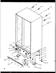 04 - Drain And Rollers parts for Amana Refrigerator SXD25NPW / P1162407W W from AppliancePartsPros.com
