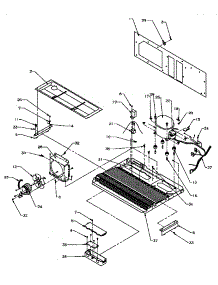 11 - Machine Compartment parts for Amana Refrigerator SXD25QA3E / P1181320W E from AppliancePartsPros.com
