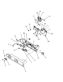 10 - Ice And Water Cavity Parts parts for Amana Refrigerator SXD25S2L / P1190417W L from AppliancePartsPros.com