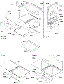 03 - Deli, Shelves, Crisper Assy parts for Amana Refrigerator SXD26VE / P1315202W E from AppliancePartsPros.com
