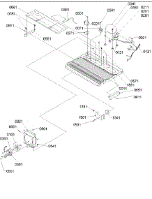 10 - Machine Compartment & Muffler Assy parts for Amana Refrigerator SXD26VE / P1315202W E from AppliancePartsPros.com