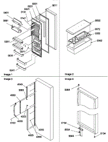 10 - Ref Door And Accessories parts for Amana Refrigerator SXD27TE / P1302802W E from AppliancePartsPros.com