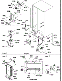 03 - Drain System, Rollers, And Evap Assy parts for Amana Refrigerator SXD27TE / P1302801W E from AppliancePartsPros.com