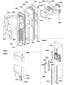 04 - Fz Door parts for Amana Refrigerator SXD27TL / P1302802W L from AppliancePartsPros.com
