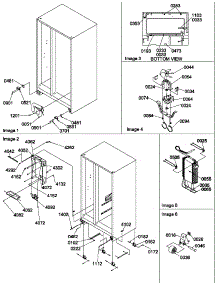04 - Drain System, Rollers, And Evap Assy parts for Amana Refrigerator SXD520SL / P1182402W L from AppliancePartsPros.com