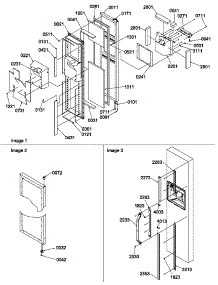 05 - Fz Door parts for Amana Refrigerator SXD520SL / P1182402W L from AppliancePartsPros.com