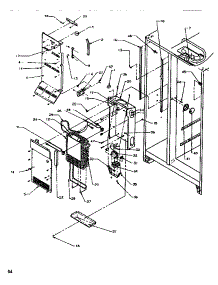 08 - Evap & Air Handling parts for Amana Refrigerator SXD520SW / P1182401W W from AppliancePartsPros.com