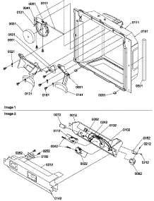 07 - Ice & Water Cavity & Elec Brkt Assy parts for Amana Refrigerator SXD520SW / P1182402W W from AppliancePartsPros.com