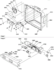 09 - Ice / Water Cavity & Elec Brkt Assy parts for Amana Refrigerator SXD520TE / P1313701W E from AppliancePartsPros.com