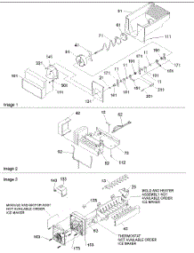 08 - Ice Bucket Auger And Ice Maker Parts parts for Amana Refrigerator SXD522VW / P1320302W W from AppliancePartsPros.com