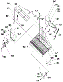 10 - Machine Compartment & Muffler Assy parts for Amana Refrigerator SXD524VE / P1320401W E from AppliancePartsPros.com