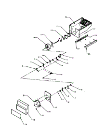 02 - Crushed Ice Bucket parts for Amana Refrigerator SXDE27QE / P1162208W E from AppliancePartsPros.com