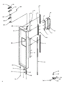 05 - Fz Door parts for Amana Refrigerator SXDE27QL / P1162208W L from AppliancePartsPros.com