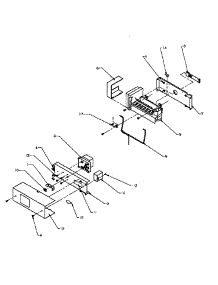 09 - Ice Bucket And Ice Maker parts for Amana Refrigerator SXDE27QL / P1162208W L from AppliancePartsPros.com