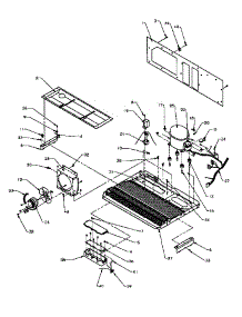 10 - Machine Compartment parts for Amana Refrigerator SXDE27QW / P1162208W W from AppliancePartsPros.com