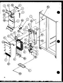 04 - Fz Evap And Air Handling parts for Amana Refrigerator SZ22MBL / P1120609W L from AppliancePartsPros.com