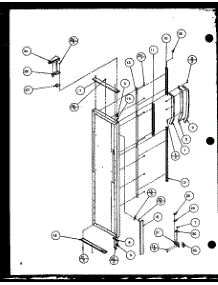 02 - Fz Door parts for Amana Refrigerator SZ25MP2L / P1154904W L from AppliancePartsPros.com