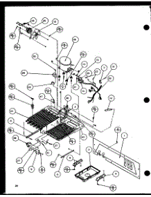 06 - Machine Compartment - Pansonic Comp parts for Amana Refrigerator SZ25MP2W / P1154904W W from AppliancePartsPros.com