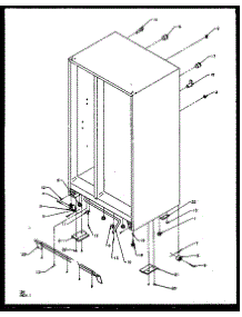 03 - Drain parts for Amana Refrigerator SZ25NW / P1162702W W from AppliancePartsPros.com
