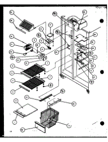 06 - Fz Shelving And Ref Light parts for Amana Refrigerator SZD20K / P1102504W from AppliancePartsPros.com
