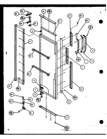 09 - Ref Door parts for Amana Refrigerator SZD20K / P1102504W from AppliancePartsPros.com